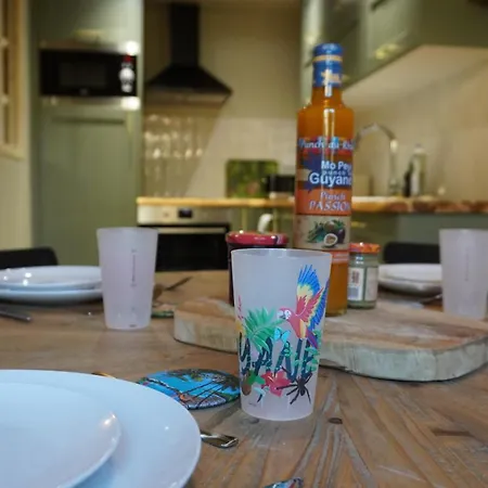 Quarto em Acomodações Particulares Gite Guyane